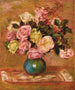 Blumenstrauß aus Rosen in einer Vase - Pierre-Auguste Renoir — Ansicht des Kunstwerks