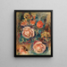 Blumenstrauß aus Rosen Blumenstrauß aus Rosen - Pierre-Auguste Renoir — gerahmtes Bild an der Wand