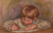 Claude Renoir schreibend - Pierre-Auguste Renoir — Ansicht des Kunstwerks
