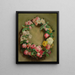 Krone der Rosen - Pierre-Auguste Renoir — gerahmtes Bild an der Wand