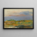 Falaise Verte et Mer - Pierre-Auguste Renoir — gerahmtes Bild an der Wand