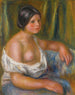 Frau in Blau - Pierre-Auguste Renoir — Ansicht des Kunstwerks