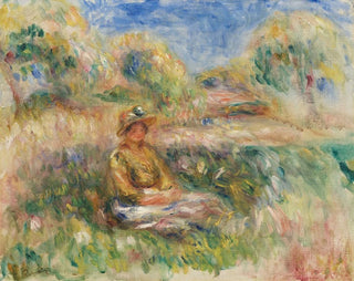 PierreAuguste Renoir - Femme assise dans un paysage.webp
