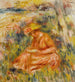 Frau liest in einer Landschaft - Pierre-Auguste Renoir — Ansicht des Kunstwerks