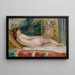 Frau nackt liegend - Pierre-Auguste Renoir — gerahmtes Bild an der Wand