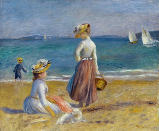 Figuren am Strand - Pierre-Auguste Renoir — Ansicht des Kunstwerks