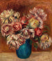 Flowers in a Green Vase Fleurs dans un vase vert - Pierre-Auguste Renoir — Ansicht des Kunstwerks