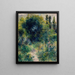 Garten - Pierre-Auguste Renoir — gerahmtes Bild an der Wand