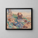 Weinlesehelferinnen - Pierre-Auguste Renoir — gerahmtes Bild an der Wand