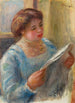 Junge Frau liest - Pierre-Auguste Renoir — Ansicht des Kunstwerks