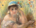 Junge Frau mit Perle - Pierre-Auguste Renoir — Ansicht des Kunstwerks
