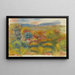 Die rote Hügel - Pierre-Auguste Renoir — gerahmtes Bild an der Wand