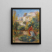 Die Terrasse in Cagnes - Pierre-Auguste Renoir — gerahmtes Bild an der Wand