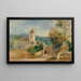 La Chapelle, Cagnes - Pierre-Auguste Renoir — gerahmtes Bild an der Wand