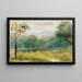 Landschaft im Süden Frankreichs Cagnes-sur-Mer - Pierre-Auguste Renoir — gerahmtes Bild an der Wand
