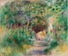 Landschaft mit Frau beim Gärtnern - Pierre-Auguste Renoir — Ansicht des Kunstwerks