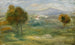 Landschaft mit Häusern in Cagnes-sur-Mer - Pierre-Auguste Renoir — Ansicht des Kunstwerks