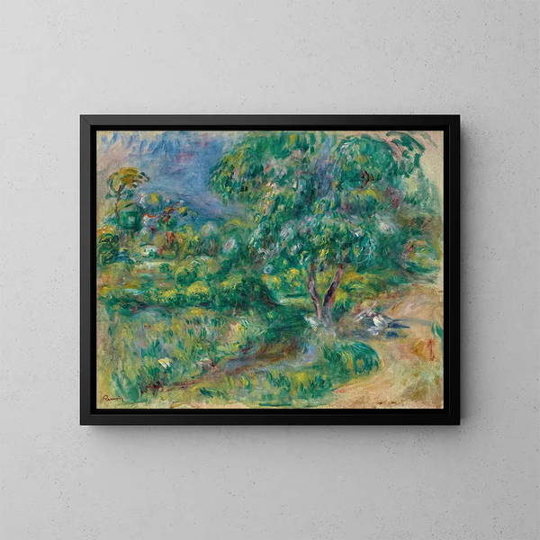 Le Bal - Pierre-Auguste Renoir — gerahmtes Bild an der Wand