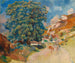 Le Grand Arbre au Bord de la Route - Pierre-Auguste Renoir — Ansicht des Kunstwerks