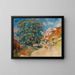 Le Grand Arbre au Bord de la Route - Pierre-Auguste Renoir — gerahmtes Bild an der Wand