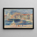 Le Port de Saint-Tropez - Pierre-Auguste Renoir — gerahmtes Bild an der Wand