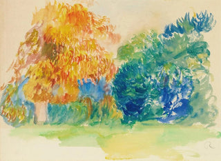 Die Bäume - Pierre-Auguste Renoir — Ansicht des Kunstwerks