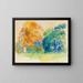 Die Bäume - Pierre-Auguste Renoir — gerahmtes Bild an der Wand
