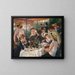 Frühstück der Kanuten - Pierre-Auguste Renoir — gerahmtes Bild an der Wand