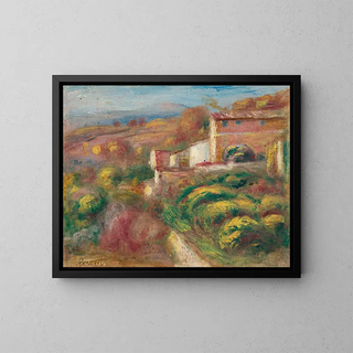 Maison de la Poste - Pierre-Auguste Renoir — gerahmtes Bild an der Wand