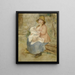 Mutterschaft - Pierre-Auguste Renoir — gerahmtes Bild an der Wand