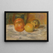 Stillleben mit Früchten - Pierre-Auguste Renoir — gerahmtes Bild an der Wand
