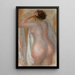 Nacktes Rücken - Pierre-Auguste Renoir — gerahmtes Bild an der Wand