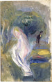 Akt mit Figur im Hintergrund - Pierre-Auguste Renoir — Ansicht des Kunstwerks