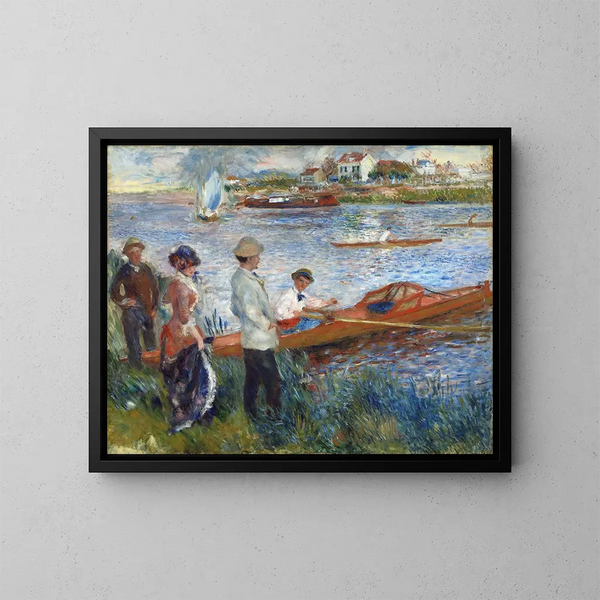 Ruderer in Chatou - Pierre-Auguste Renoir — gerahmtes Bild an der Wand