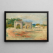 Landschaft Saint-Chamas - Pierre-Auguste Renoir — gerahmtes Bild an der Wand