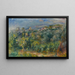 Landschaften der Provence, Cagnes - Pierre-Auguste Renoir — gerahmtes Bild an der Wand