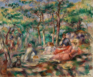 Mittagessen auf der Wiese - Pierre-Auguste Renoir — Ansicht des Kunstwerks