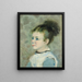 Portrait de Jeanne Sisley - Pierre-Auguste Renoir — gerahmtes Bild an der Wand