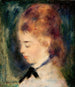 Portrait einer Frau - Pierre-Auguste Renoir — Ansicht des Kunstwerks