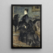 Portrait einer Frau genannt von Mme Georges Hartmann - Pierre-Auguste Renoir — gerahmtes Bild an der Wand