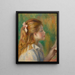 Lecture La Lecture - Pierre-Auguste Renoir — gerahmtes Bild an der Wand
