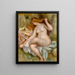 Sitzender Badenixe - Pierre-Auguste Renoir — gerahmtes Bild an der Wand
