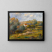 Frühling in Essoyes - Pierre-Auguste Renoir — gerahmtes Bild an der Wand