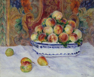 Stillleben mit Pfirsichen - Pierre-Auguste Renoir — Ansicht des Kunstwerks