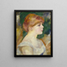 Suzanne Valadon - Pierre-Auguste Renoir — gerahmtes Bild an der Wand