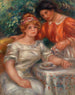 L'heure du thé - Pierre-Auguste Renoir — Ansicht des Kunstwerks