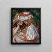 Zwei Mädchen beim Lesen - Pierre-Auguste Renoir — gerahmtes Bild an der Wand
