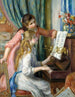 Zwei junge Mädchen am Klavier - Pierre-Auguste Renoir — Ansicht des Kunstwerks
