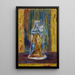 Jungfrau und Kind nach einer Fayence - Pierre-Auguste Renoir — gerahmtes Bild an der Wand