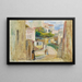 Vue de village, route de Cagnes - Pierre-Auguste Renoir — gerahmtes Bild an der Wand